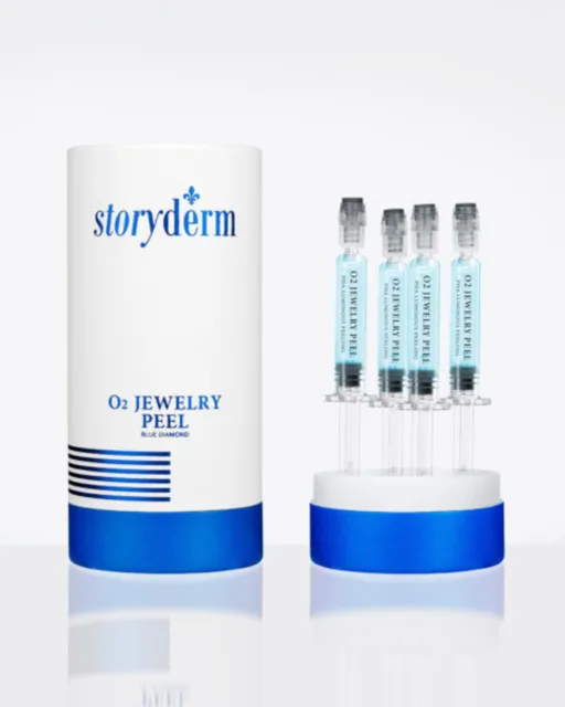 STORYDERM - O2 Jewelry Peel - PHA peeling s diamantovým prachem pro zářivou pleť - 4x2 ml