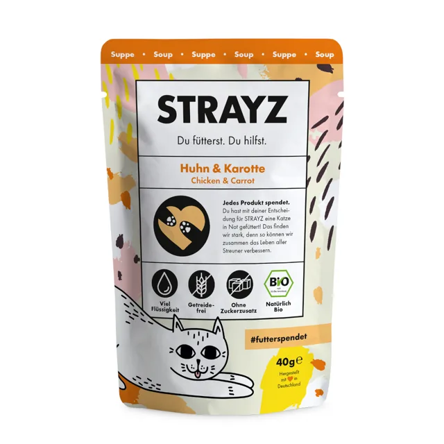 STRAYZ BIO polévka - 4 x 40 g