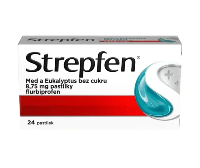 STREPFEN MED A EUKALYPTUS BEZ CUKRU 8,75MG PAS 24