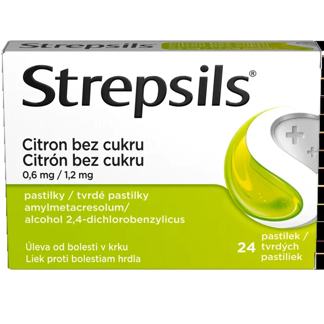 Strepsils Citron bez cukru orm.pas.24