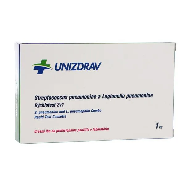 Streptococcus pneumoniae a Legionella pneumoniae  Kombinovaný test, 1ks