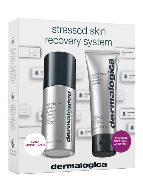 Stressed skin recovery system, set produktů