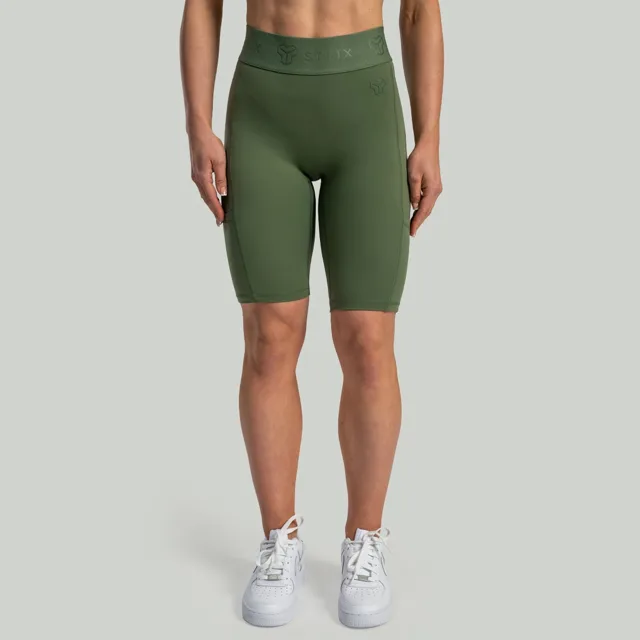 STRIX Dámské šortky Biker Lunar Cedar Green