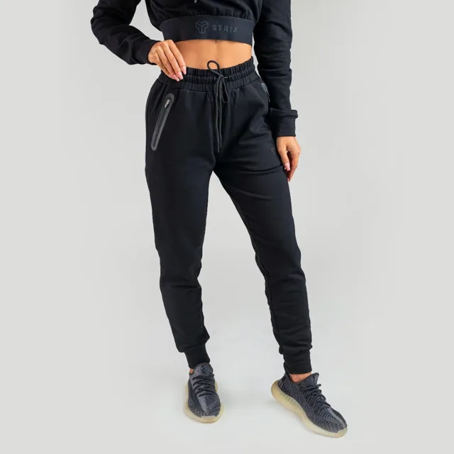 STRIX Dámské tepláky Essential black