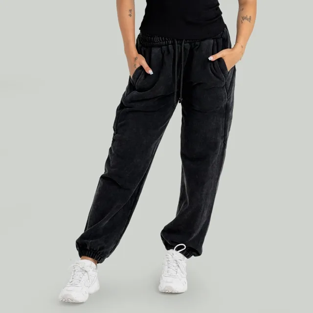 STRIX Dámské tepláky Washed Black