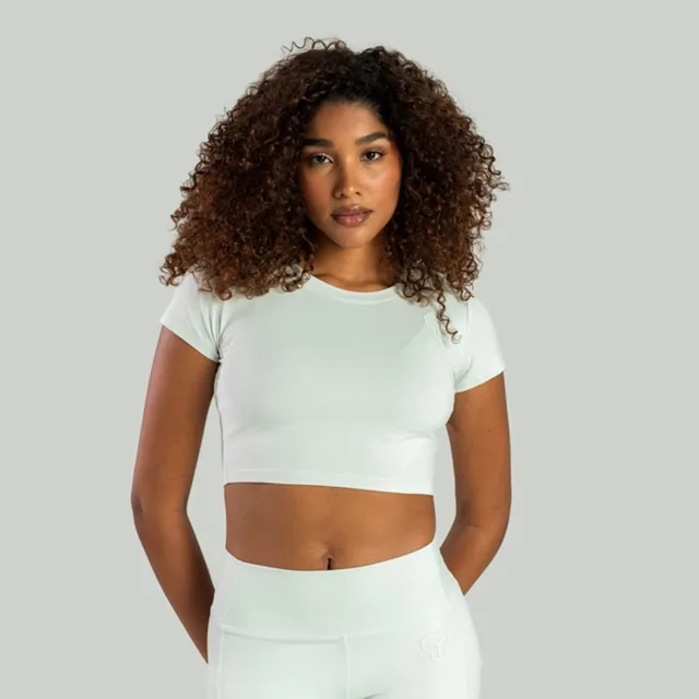 STRIX Dámské tričko Essential CropTop Moon Grey