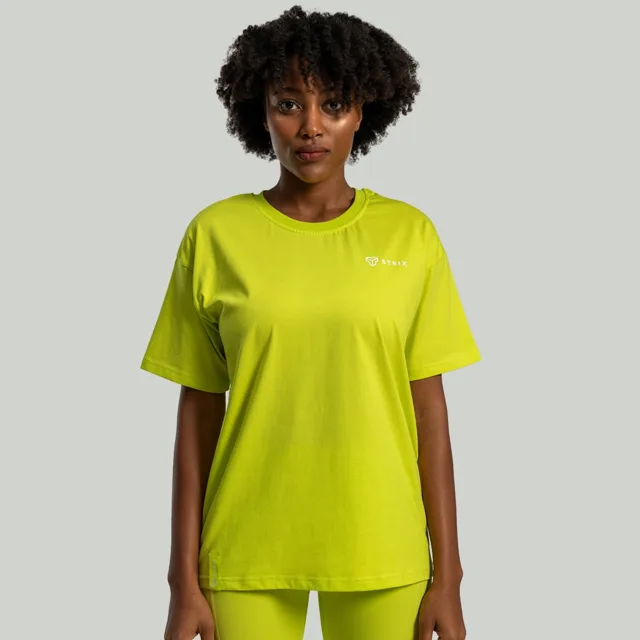 STRIX Dámské triko Lunar Oversized Chartreuse