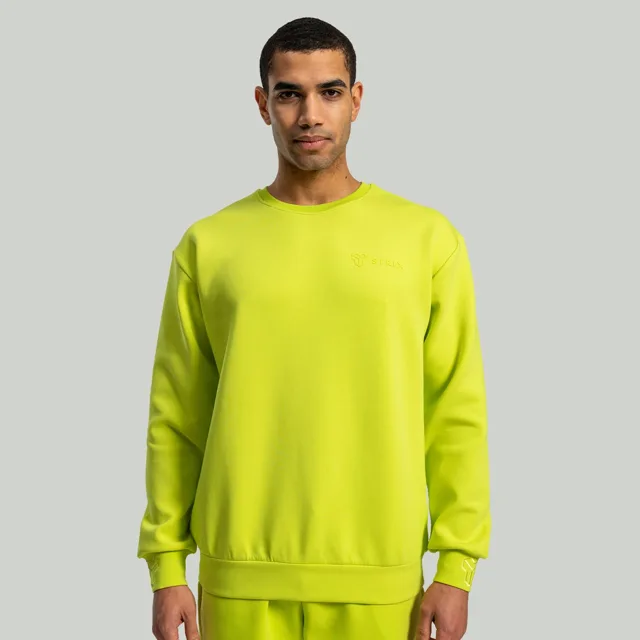 STRIX Mikina Relaxed Chartreuse