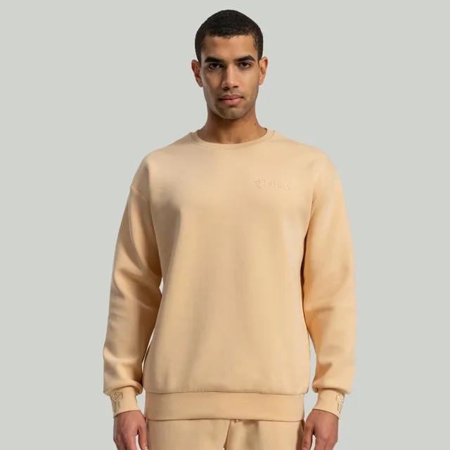 STRIX Mikina Relaxed Sandshell