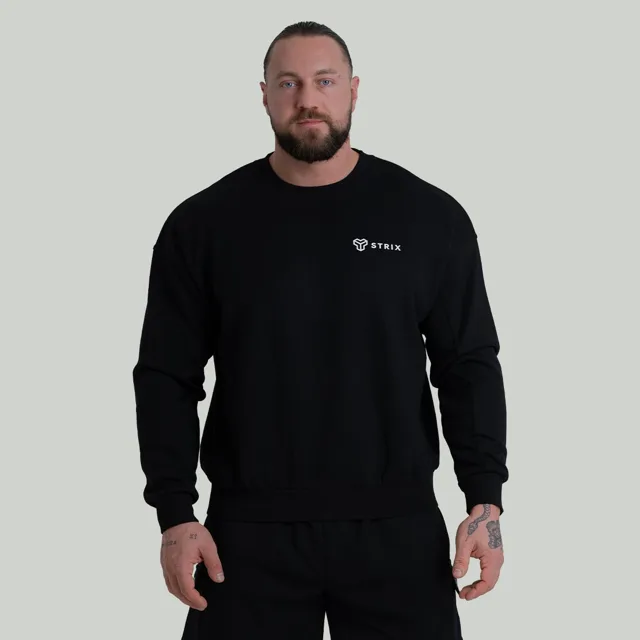 STRIX Mikina Relaxed ZOA Black