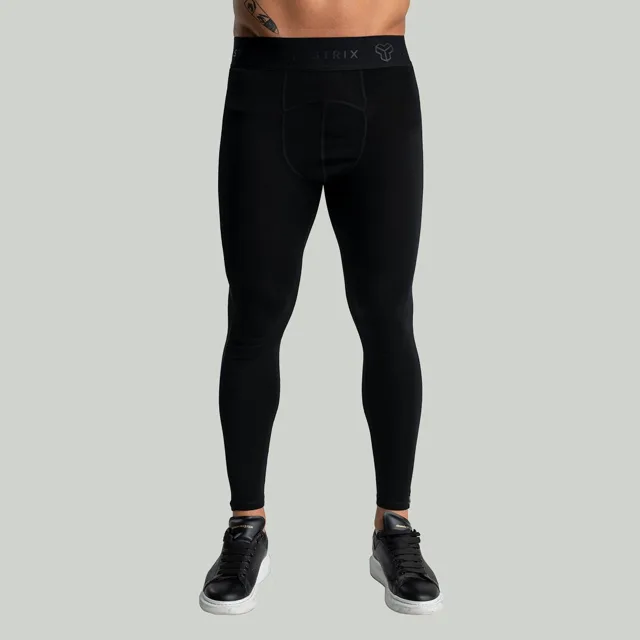 STRIX Pánské legíny MERINO I Black