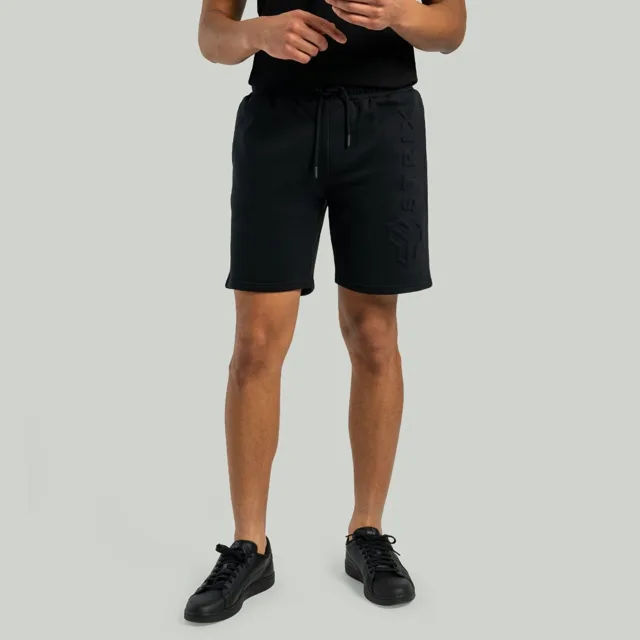STRIX Šortky Embossed Black