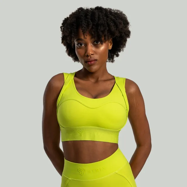 STRIX Sportovní podprsenka Lunar Chartreuse