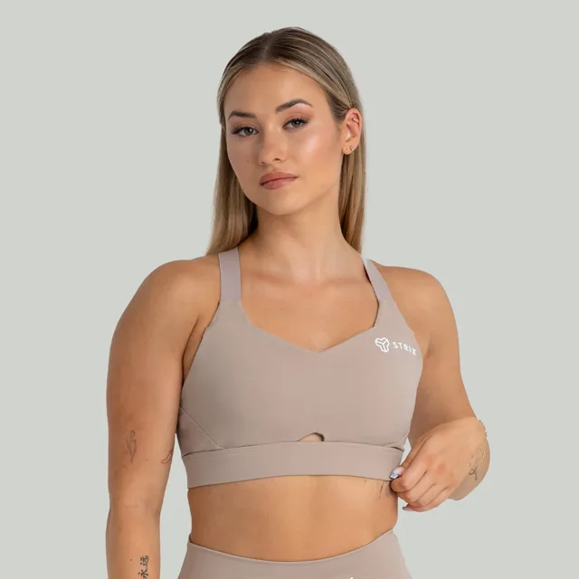 STRIX Sportovní podprsenka Taupe