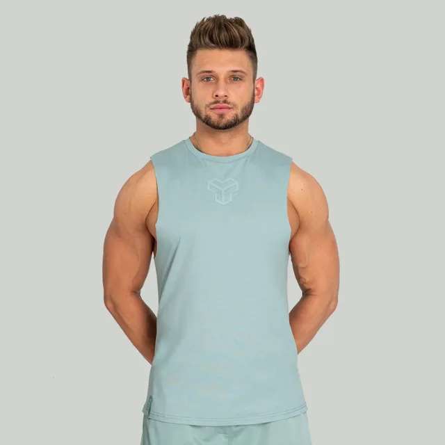 STRIX Tílko Essential Cut-off stone blue