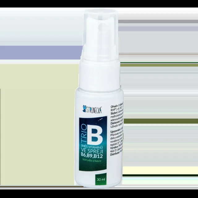 Strunecká Trio B - kombinace vitaminů B3, B6, B12 ve spreji - 30ml