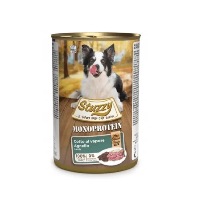 STUZZY Monoprotein Dog s jehněčím 400g