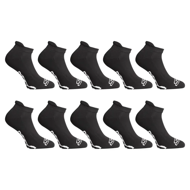 Styx 10PACK ponožky nízké černé (10HN960) M