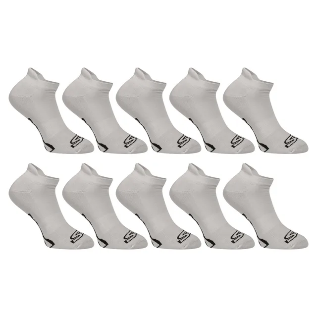 Styx 10PACK ponožky nízké šedé (10HN1062) XL
