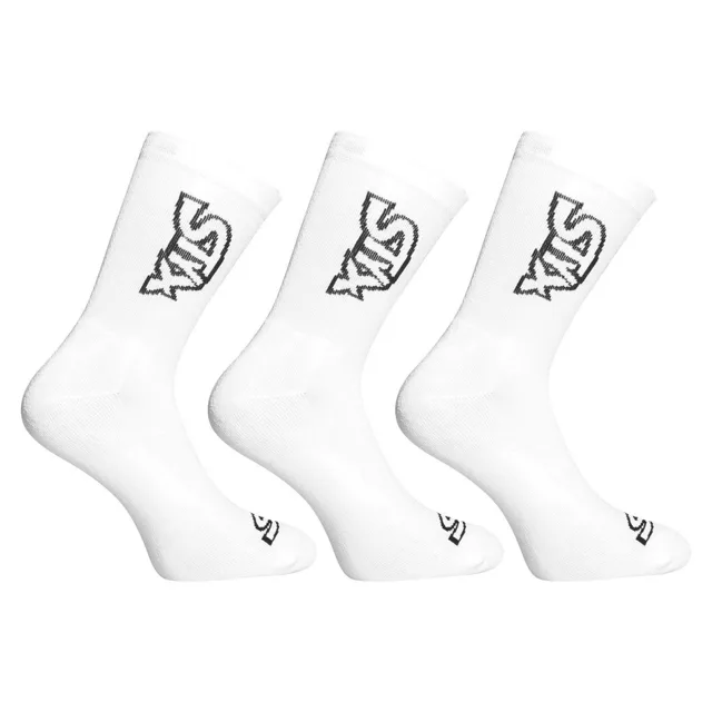 Styx 3PACK ponožky vysoké bílé (3HV1061) XL