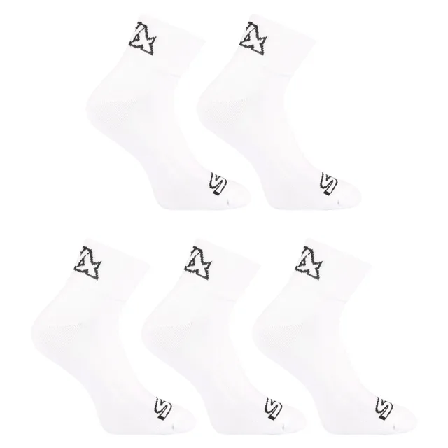 Styx 5PACK ponožky kotníkové bílé (5HK1061) L