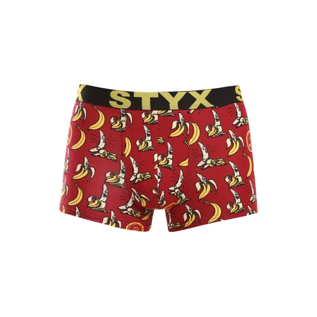 Styx Pánské boxerky art sportovní guma banány (G1359) XL
