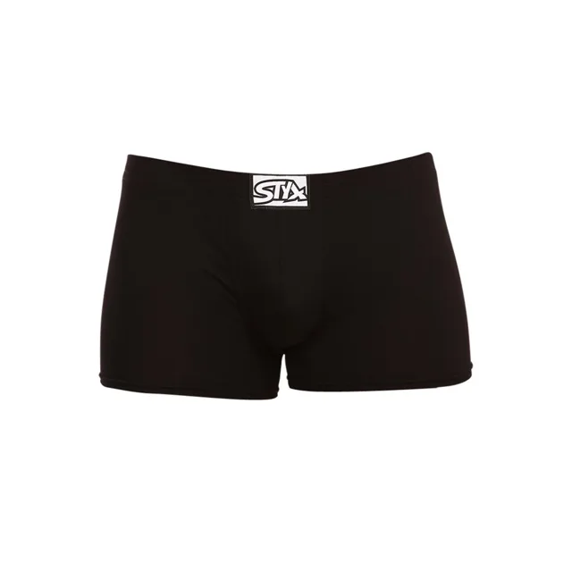 Styx Pánské boxerky klasická guma černé (Q960) L
