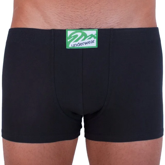 Styx Pánské boxerky klasická guma černé (Q962) S