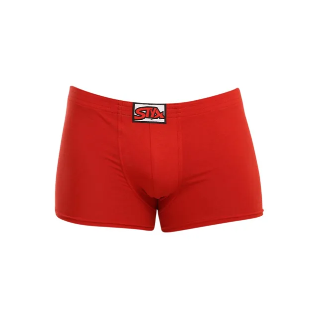 Styx Pánské boxerky klasická guma červené (Q1064) S