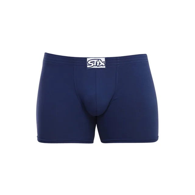 Styx Pánské boxerky long klasická guma modré (F968) S