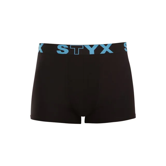 Styx Pánské boxerky sportovní guma černé (G961) XL