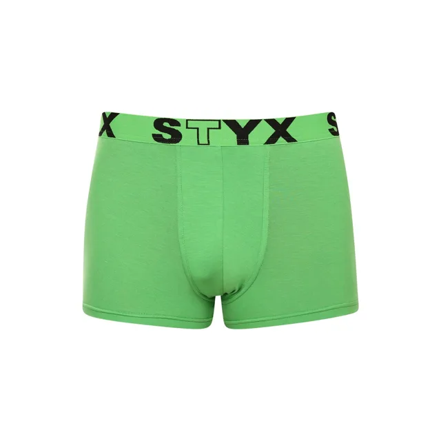 Styx Pánské boxerky sportovní guma zelené (G1069) L