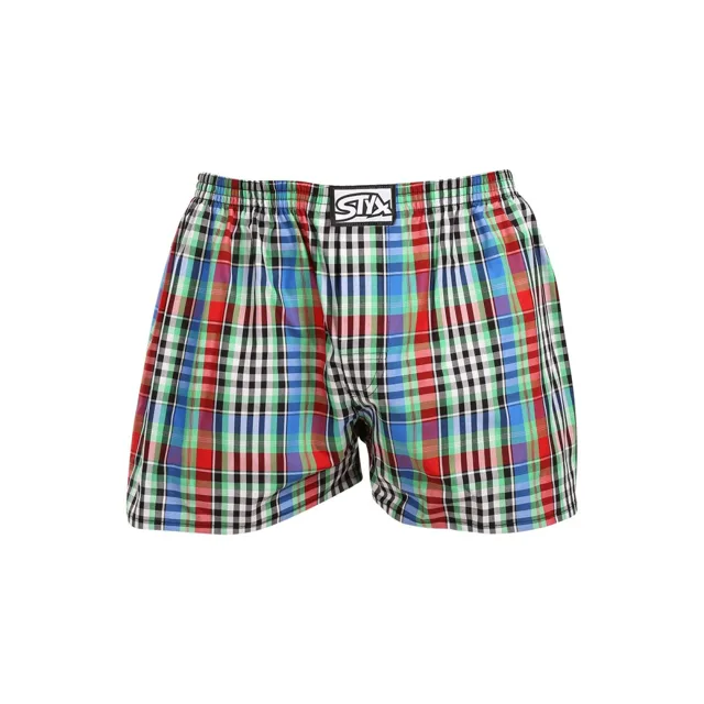 Styx Pánské trenky klasická guma vícebarevné (A1036) XL