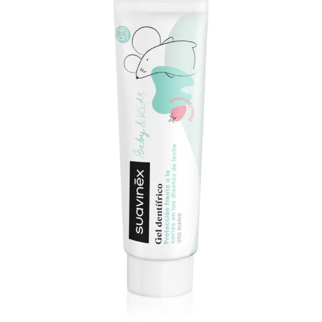 Suavinex Baby & Kids dětská zubní pasta s jahodovou příchutí 50 ml