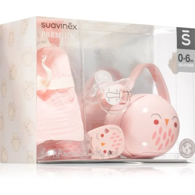 Suavinex Bonhomia Gift Set Pink dárková sada pro děti od narození