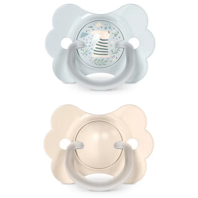 Suavinex Butterfly Wonderland SX Pro Physiological 0-6 m dudlík Blue+Cream 2 ks