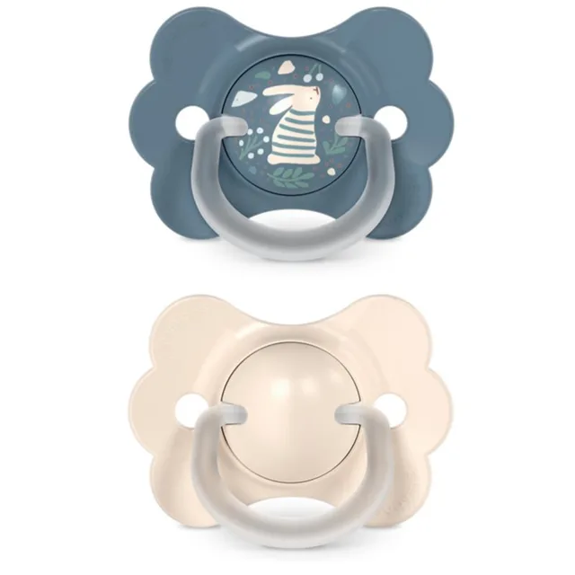 Suavinex Butterfly Wonderland SX Pro Physiological 6-18 m dudlík Blue+Cream 2 ks