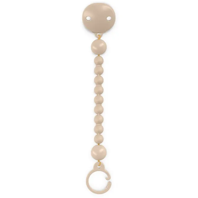 Suavinex Colour Essence Soother Holder klip na dudlík Beige 1 ks