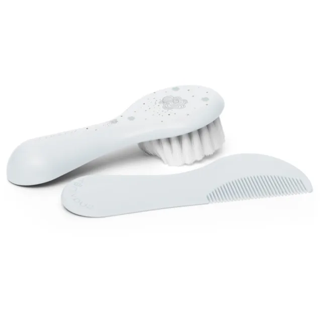 Suavinex Dreams Brush-comb Set sada pro děti od narození Blue 1 ks