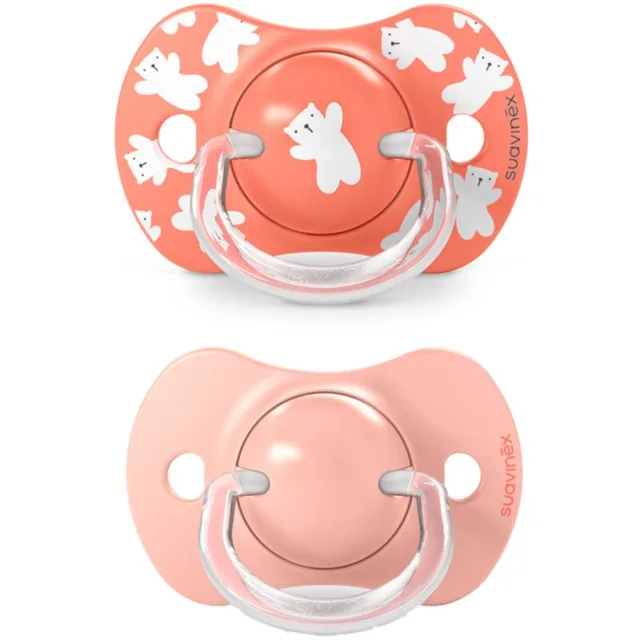 Suavinex Wild & Free Anatomical Silicone 18m+ dudlík Pink 2 ks