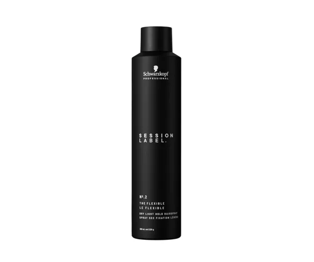Suchý lehce fixační vlasový sprej Schwarzkopf Professional Session Label The Flexible - 300 ml (2770379) + dárek zdarma