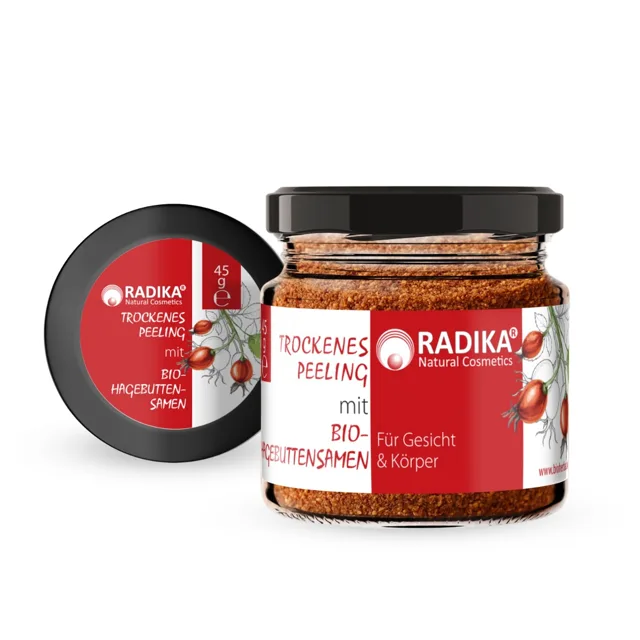Suchý peeling s BIO šípkovými semínky - 45 g - Bioherba
