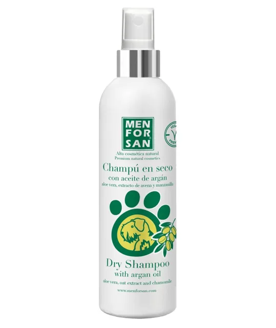 Suchý šampon s arganovým olejem pro psy, 250 ml | P53704