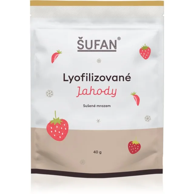 Šufan Jahody lyofilizované mrazem sušené ovoce 40 g