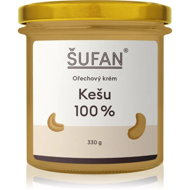 Šufan Kešu máslo 100% ořechový krém 330 g
