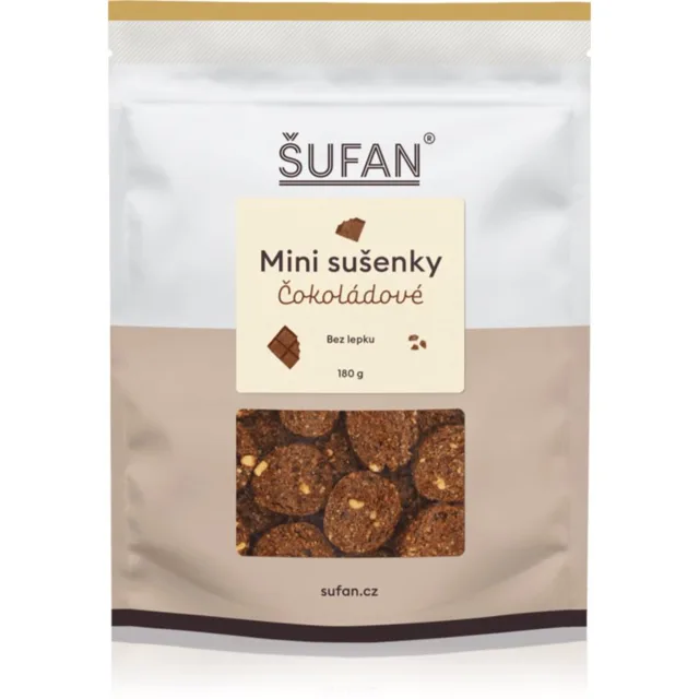 Šufan Mini sušenky Čokoládové sušenky bez lepku 180 g