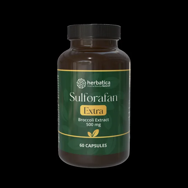 Sulforafan EXTRA – extrakt z brokolice 500 mg, 60 kapslí – Herbatica