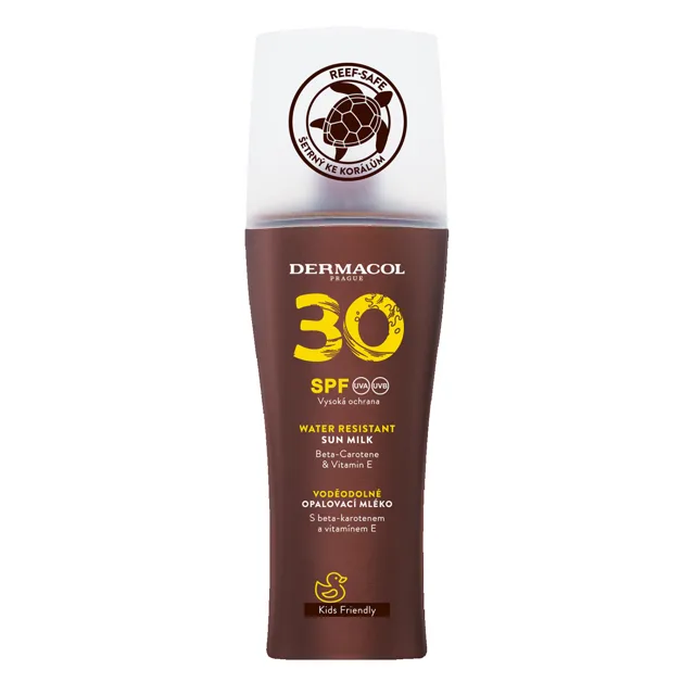 SUN Mléko na opalování SPF 30 rozprašovač Dermacol - Oficiální e-shop Dermacol