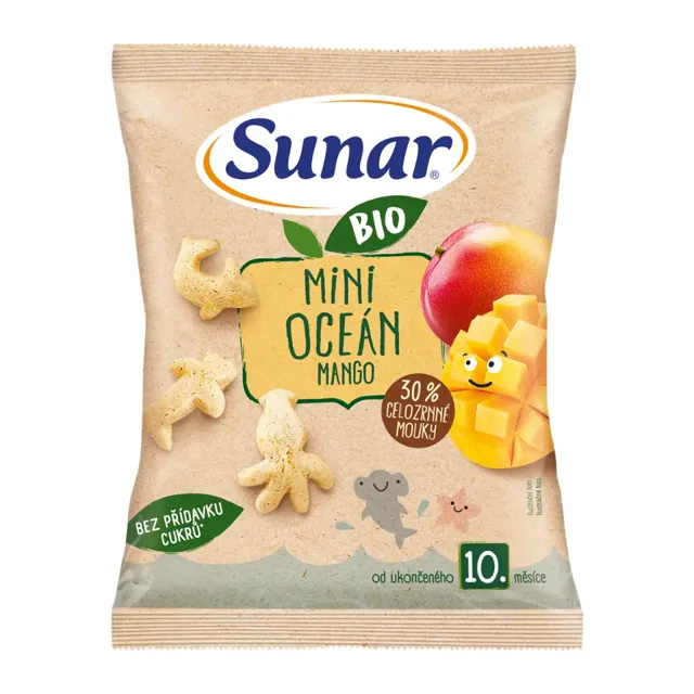 Sunar BIO křupky Mini oceán Mango 18 g