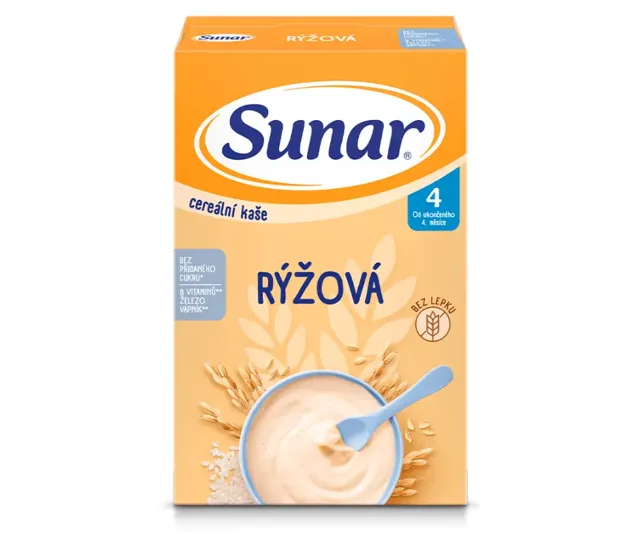 Sunar cereální kaše Rýžová 210 g
